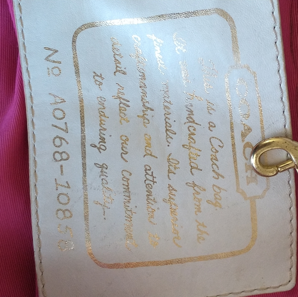Coach Poppy Scribble Signature Fabric/Leather Bag - Picture 11 of 13